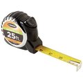 The Brush Man 25’ Tape Measure, Auto-Locking Blade, 6PK TAPE-MEAS AUTO